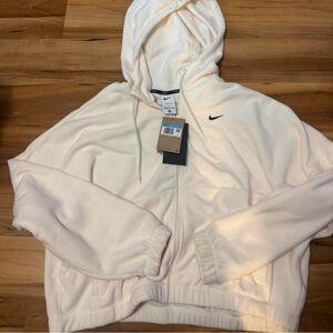 Nike Women's Off-White Zip-Up Hoodie
